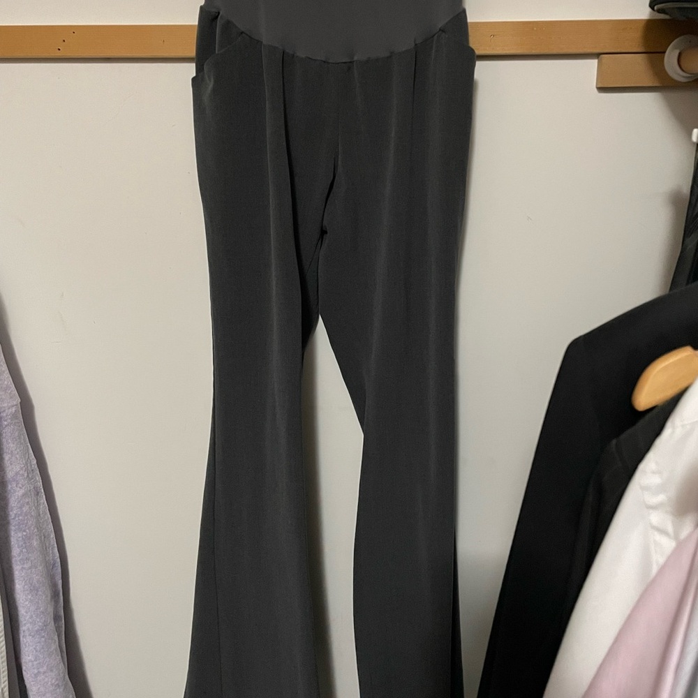 Motherhood Maternity Large Grey Slacks Long